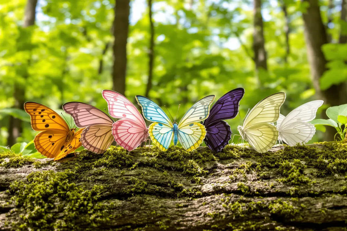Kies een vlinder en ontdek het verborgen beeld dat vrienden van jou hebben