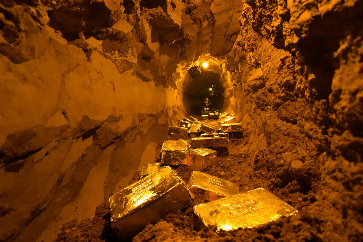 Waarom leiden deze ondergrondse goudstaven allemaal naar één land? (archeologen verbaasd)